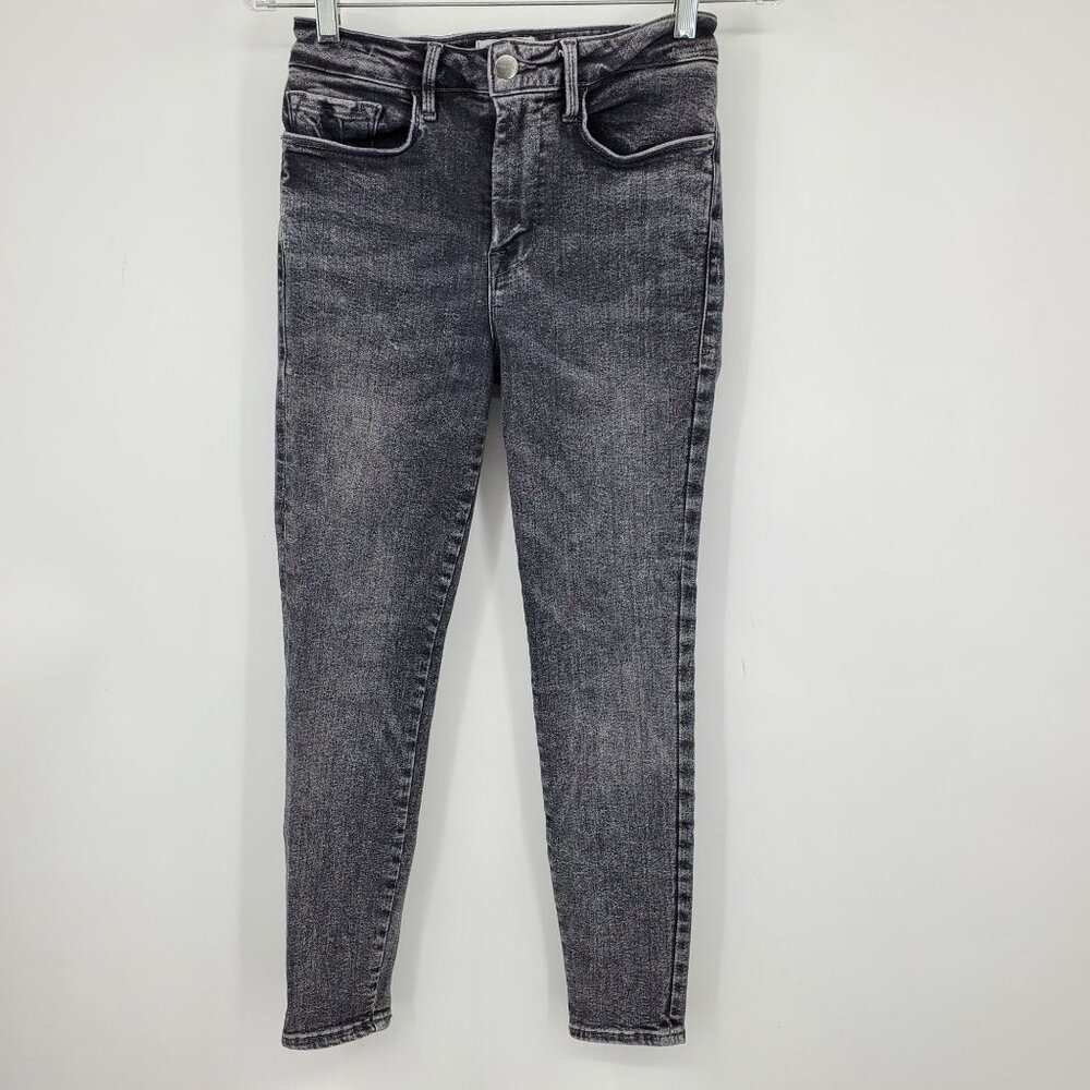 Frame Le One Skinny Grey Wash Denim Casual Everyday Skinny Jeans Size 1